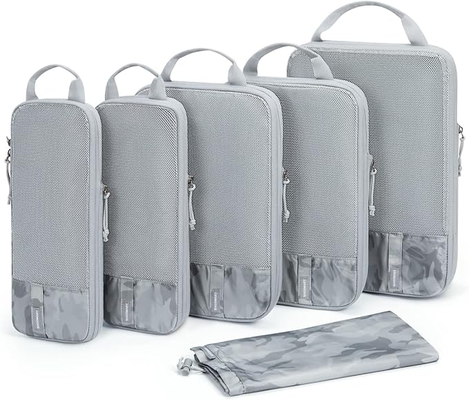 BAGSMART Compression Packing Cubes for Travel Essentials | 14 Set /6 Set /4 Set/2 Set, Lightweight, Durable