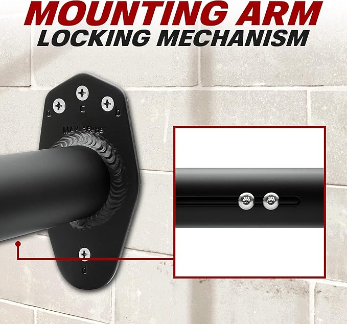 Ibera Bike Wall Mount - Adjustable Frame Holder & Soft Rubber Cradles - Garage Bike Rack for Road, MTB, Kids, Hybrid Bikes - Easy Installation & Space-Saving Design