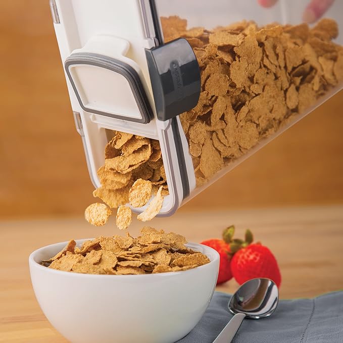 ProKeeper Cereal Keeper,3-Quart,Airtight Seal,BPA-Free Plastic Storage Container,(Pack of 6)