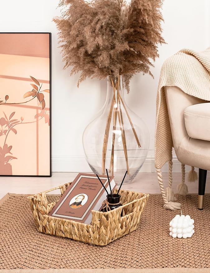 Storageworks Pantry Baskets For Organizing, Storage Baskets, Water Hyacinth