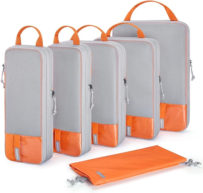BAGSMART Compression Packing Cubes for Travel Essentials | 14 Set /6 Set /4 Set/2 Set, Lightweight, Durable