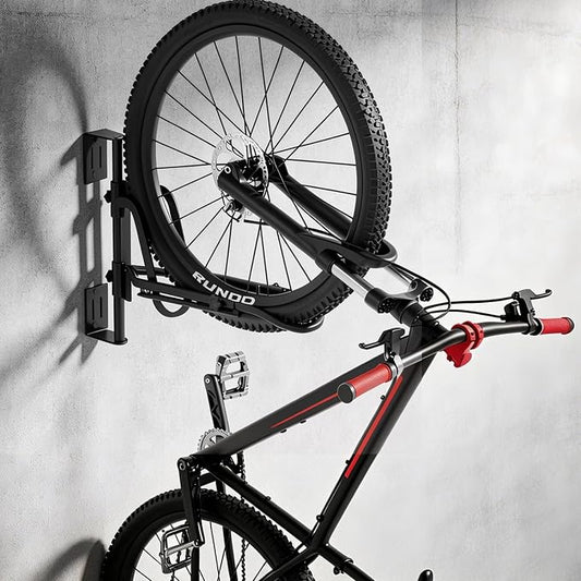 Housolution Swivel Bike Wall Mount for Wheels Sizes up to 29", 1Pack | No Lifting Bike Rack for Garage, Space-Saving Bike Rack Garage, Bike Hanger for Bikes with Max 3.14'' Tire Width