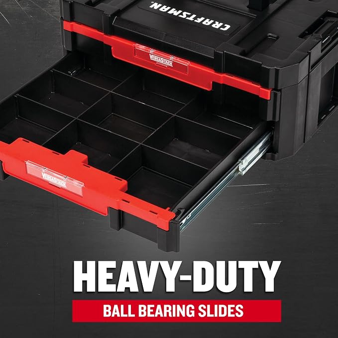 CRAFTSMAN Plastic Tool Box With Drawers, Organizer and Storage (CMST17804) (Pack of 4)