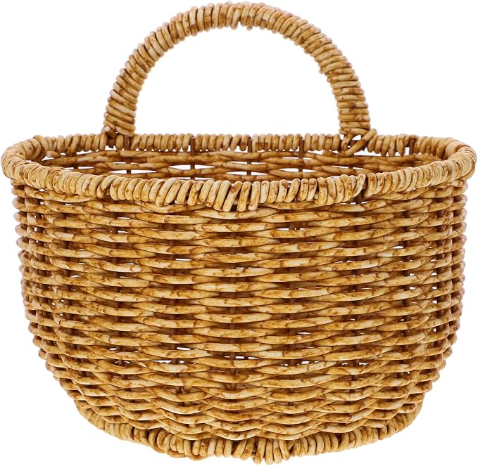 Alipis woven storage basket rattan collection basket decorative home use