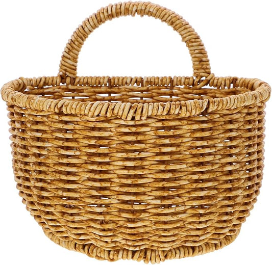 Alipis woven storage basket rattan collection basket decorative home use