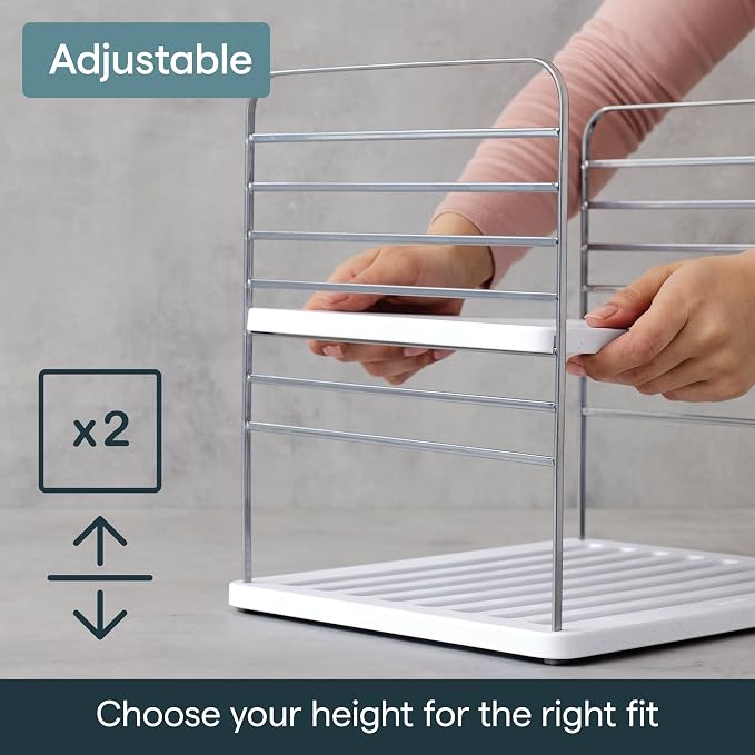 YouCopia UpSpace Cabinet Box Organizer Large, Adjustable Foil Wrap Shelf