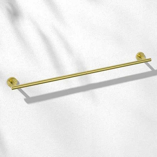 HITSLAM Gold 30 Inch Towel Bar for Bathroom, SUS304 Stainless Steel Bathroom Towel Rack Wall Mounted, Modern Home Decor Bath Towel Holder with Hardware Accessories (Total Length 31.6 Inch)
