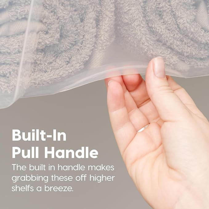IRIS USA 6-Pack 72 Quart Storage Bins with Lids, Clear | Transparent design makes contents easy to find. Perfect for moving, blankets, clothing, and garage storage. Nestable design