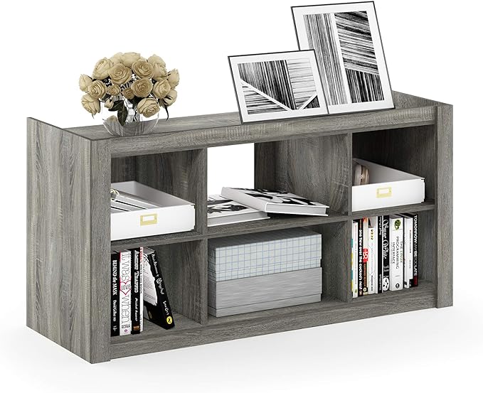 Furinno Bookcases Classic Bookshelf Storage Shelves, French Oak