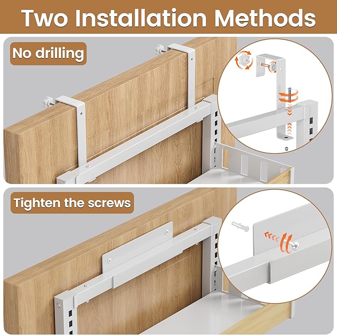 POKIPO 8 Tier Over The Door Pantry Organizer, 2 IN 1 Wall Mount or Hanging Spice Rack Seasoning Shelves with Adjustable Basket, Back of Door Organizer and Storage for Kitchen Cabinet and Room Closet