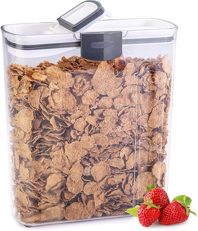 ProKeeper Cereal Keeper Food Storage Container, Airtight Seal, 3-Quart | Holds A Whole Box of Cereal, Wide Mouth Lid for Easy Pour, BPA-Free and Dishwasher Safe