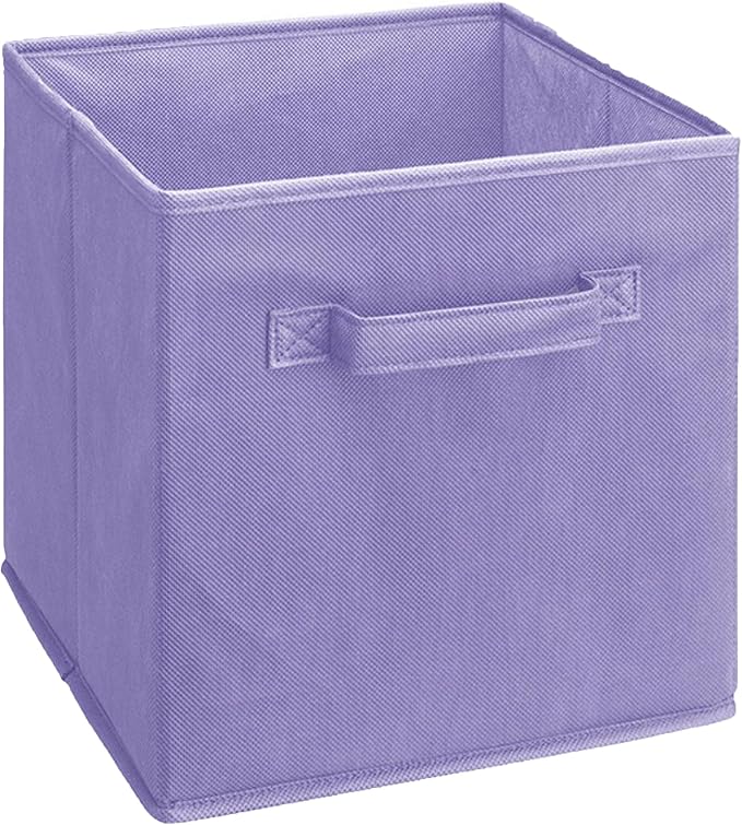 ClosetMaid 3878 Cubeicals Fabric Drawer, Light Purple, 2-Pack