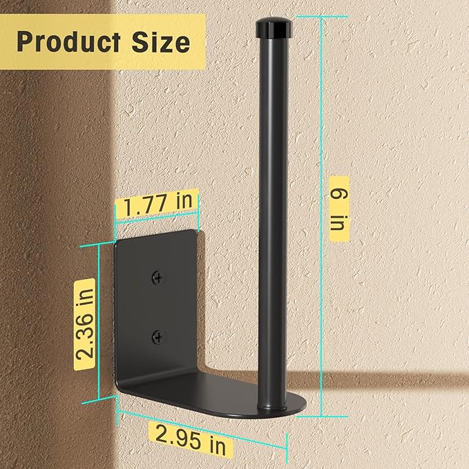 Durmmur Stainless Steel Hat Organizer, Hat Rack for Wall,Each Holds 15 Hats | 6P Strong Adhesive/Wall Drilled Hat Holder, Hat Hooks, Hat Hanger Baseball Cap Organizer for Door,Bedroom,Closet(Black 6 in)