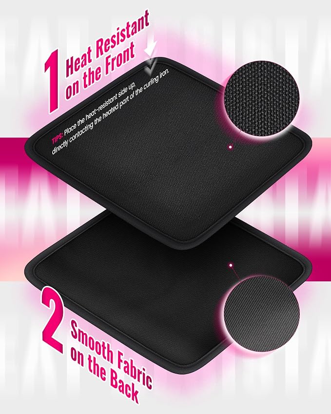 Mancro Hair Tools Travel Bag Compatible with Shark Flexstyle | Wide-open Hot Hair Tool Organizer with Separate Heat Resistant Mat, Hair Accessories Organizer for Straightener, Curling Iron