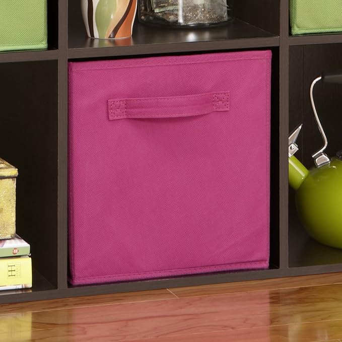 ClosetMaid 3880 Cubeicals Fabric Drawer, Fuchsia, 2-Pack