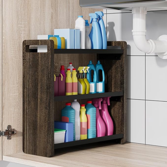 Bathroom Counter Organizer, Bathroom Sink Organizer, Vanity Shelf | Bathroom Organizers and Storage, Bathroom Countertop Organizer, Counter Shelf, Cologne Stand, Perfume Stand, Bathroom Decor