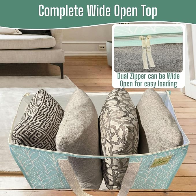 VENO Moving Bags, Wide Open Top, Clear Window, Evergreen, 10 Pack | Moving boxes Alternative, Heavy Duty, Storage Bags, Clothes and Comforter Storage, Packing Supplies, College Dorm Essentials