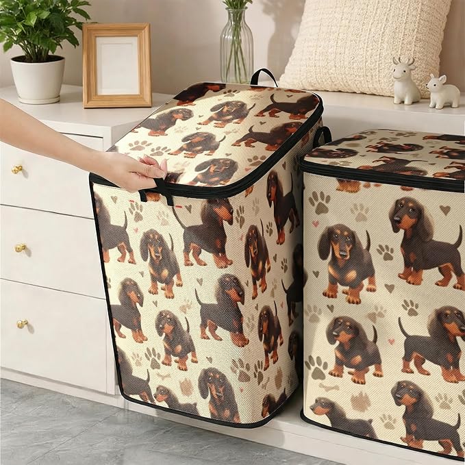 2pcs blanket storage bag for under bed,closet organizers 95L | clothing sweater sheet bedding comforter duvet quilt pillow toy storage bags with lids,dorm room essentials for containers