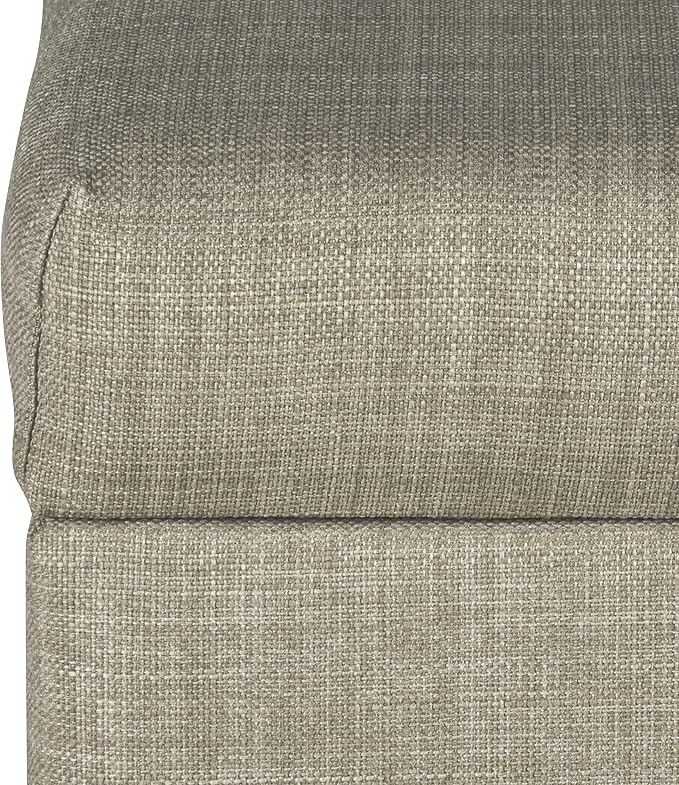 Spatial Order 22" Medium Rectangular Storage Ottoman - Tan
