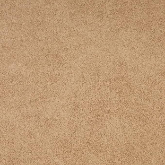 Spatial Order 24" Button Tufted Storage Ottoman - Sand Faux Leather