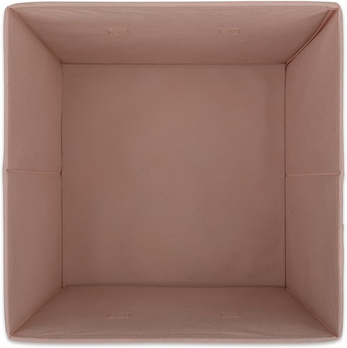 DII Collapsible Storage Organizer Bin, Small, 11" Cube, Pink, 2 Count