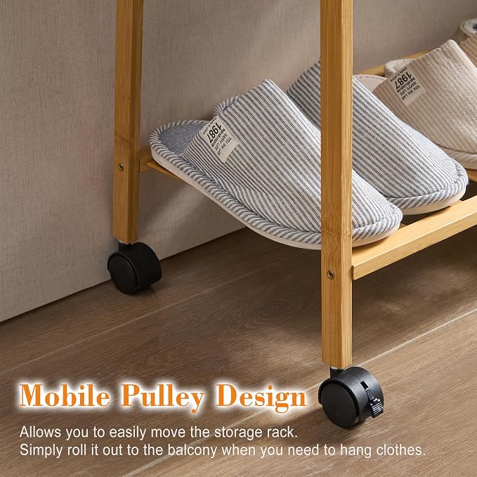 VECELO Coat Rack Freestanding, Entryway Hanger Stand, Umbrella Holder, Hall Tree With Hooks, Floor Standing Tree Stand,Oak