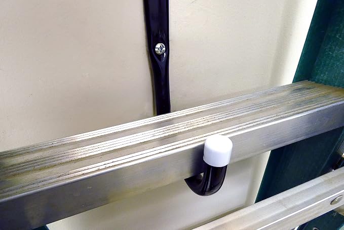 Shepherd Hardware 8089E Heavy Duty Steel 5-Inch Garage Storage Utility Hooks, 4 Pack, Black